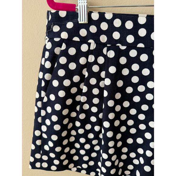 J. Crew Blue & White Polka Dot Shorts Size 14 - Picture 2 of 10